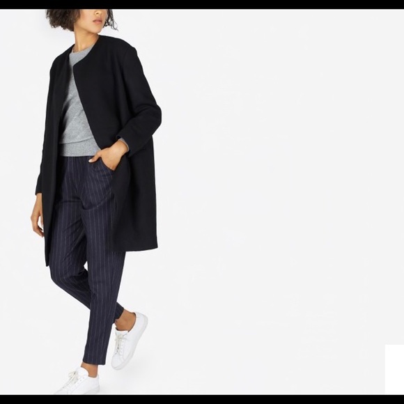 Everlane Jackets & Blazers - Everlane - Premium Wool Unstructured Coat - black